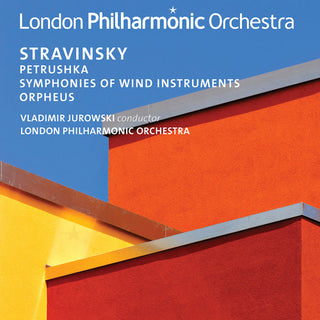 the album cover for Stravinsky / London Philharmonic Orchestra - Stravinsky: Petrushka / Orpheus / Symphonies of Wind Instruments