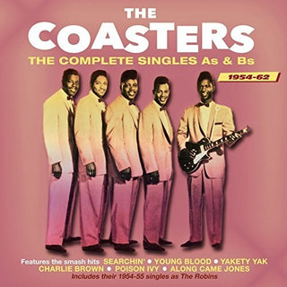 the album cover for The Coasters - Complete Singles As & Bs 1954-62