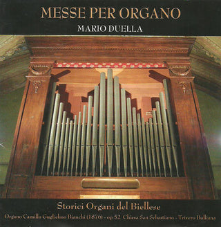 the album cover for Mario Duella - Messe per Organo