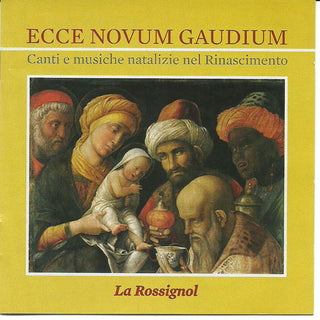 the album cover for LA ROSSIGNOL - Ecce Novum Gaudium