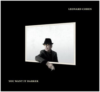 the album cover for Leonard Cohen - You Want It Darker