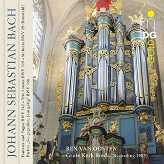 the album cover for Bach / Van Ben Oosten - Fantasia & Fugue BWV 542 / Trio Sonata BWV 529