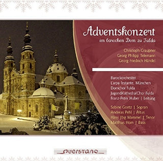 the album cover for Graupner / Telemann / Handel / Goetz - Adventskonzert im barocken Dom zu Fulda