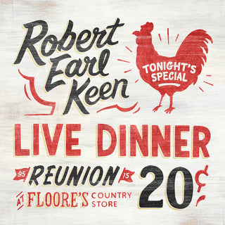 the album cover for Robert Earl Keen - Live Dinner Reunion