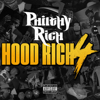 the album cover for Philthy Rich - Hood Rich 4 [Digipak]