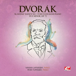 the album cover for Dvorak - Slavonic Dance 2 Four Hand Piano E Min 72