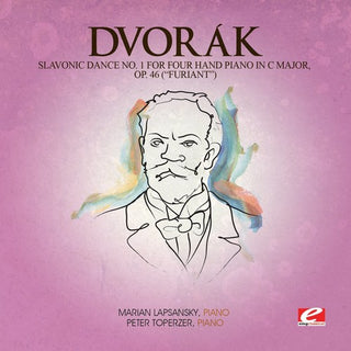 the album cover for Dvorak - Slavonic Dance 1 Four Hand Piano C Maj 46