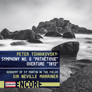 the album cover for Marriner - Tchaikovsky: Symphony No. 6 Pathetique / Overture 1812