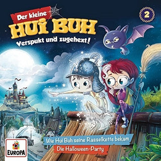 the album cover for Der kleine Hui Buh - 002 / Hui Buh Und Seine Rasselkette / Hallow