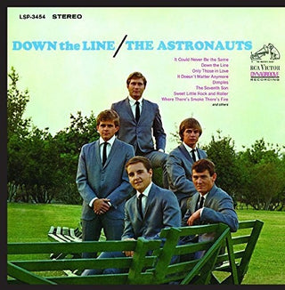 the album cover for Astronauts - Down the Line