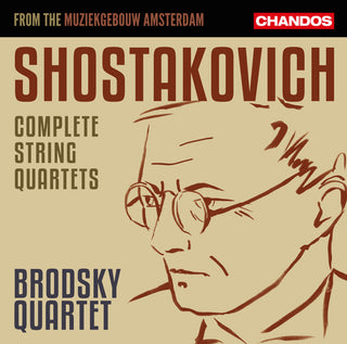 the album cover for Shostakovich / Brodsky Quartet - Shostakovich: Complete String Quartets