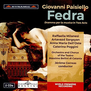 the album cover for Paisiello / Milanesi / Sargsyan - Giovanni Paisiello: Fedra