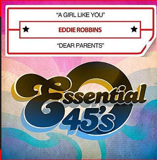 the album cover for Eddie Robbins - Girl Like You / Dear Parents