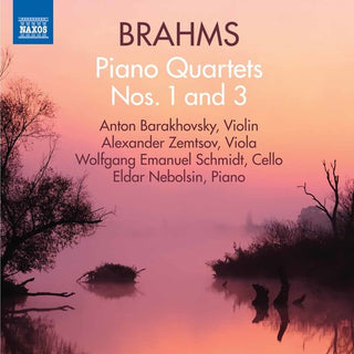 the album cover for Brahms / Barakhovsky / Nebolsin - Johannes Brahms: Piano Quartets Nos 1 & 3