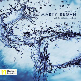 the album cover for Regan / Moravian Philharmonic Orcestra / Apollo - The Music of Marty Regan: Splash of Indigo Vol 1