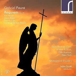 the album cover for Saint Thomas Choir of Men & Boys, Fifth Avenue, New York - Gabriel Faure: Requiem Op 48