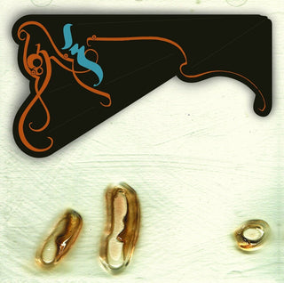 the album cover for Boom Bip - Blue Eyed in the Red Room