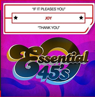 the album cover for Joy - If It Pleases You / Thank You