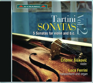 the album cover for Tartini / Siskovic / Ferrini - Giuseppe Tartini: 5 Sonatas for Violin & b.c.