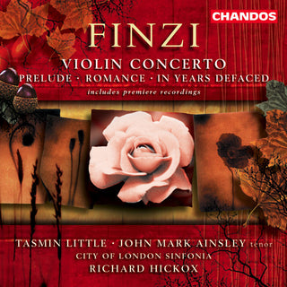 the album cover for John Mark Ainsley - Violin Concerto / Prelude Op 25 / Romance Op 11