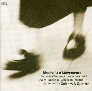 the album cover for Guitars A Quattro - Moments & Movements