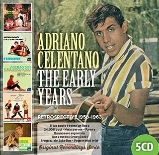the album cover for Adriano Celentano - Early Years 1958-1963