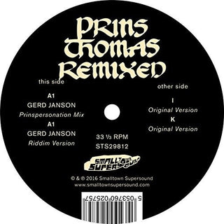 Prins Thomas- Gerd Janson Remixes