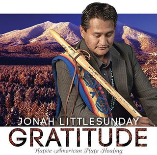 the album cover for Jonah Littlesunday - Gratitude: Native American Flute Healing