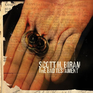 the album cover for Scott H. Biram - The Bad Testament [Limited Edition Vinyl]