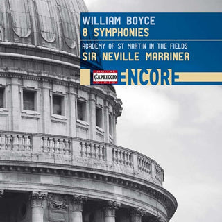 the album cover for Marriner - William Boyce: 8 Symphonies