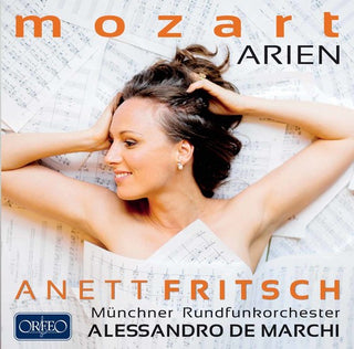 the album cover for Anett Fritsch - Wolfgang Amadeus Mozart: Arien