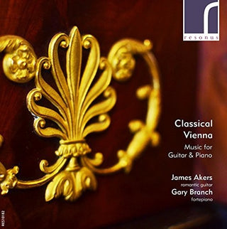 the album cover for James Akers - Classical Vienna: Music for Guitar & Piano