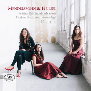 the album cover for Bartholdy / Erb / Tachakarova - Mendelssohn & Hensel: Duette