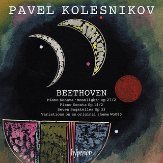 the album cover for Pavel Kolesnikov - Beethoven: Moonlight Sonata