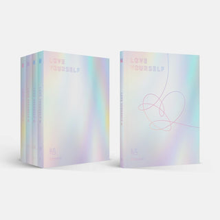 the album cover for BTS - Love Yourself: Answer (Random cover, incl. 116-page photobook, one random photocard, 20-page minibook and one sticker pack)