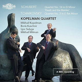 the album cover for Schubert / Tchaikovsky / Milman - Works For String Quartet