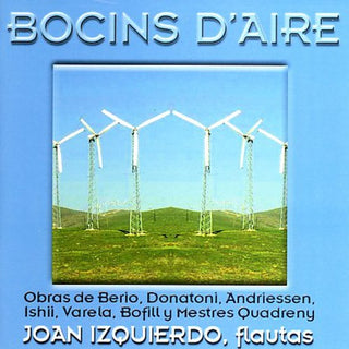 the album cover for Joan Tzquierdo - Bocins D'aire: Music For Solo Flute