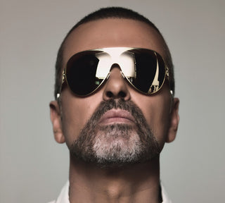 the album cover for George Michael - Listen Without Prejudice / MTV Unplugged