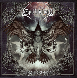 the album cover for Equilibrium - Armageddon