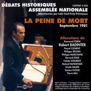 the album cover for Robert Badinter - La Peine De Mort