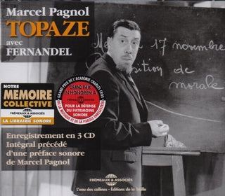 the album cover for Marcel Pagnol - Topaze (Fernandel)