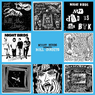 the album cover for Night Birds - Roll Credits