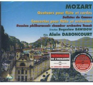 the album cover for Mozart / Daboncourt / Russian Philharmonic - Concertos for Flute