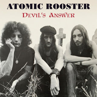 the album cover for Atomic Rooster - Devil's Answer - Atomic Rooster