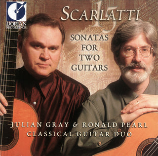 the album cover for Gray/Pearl - 15 Sonatas for 2 Guitars