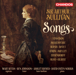 the album cover for Ashley Riches - Sir Arthur Sullivan: Songs