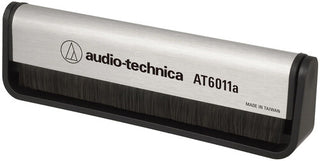 Audio Technica AT6011A Anti Static LP Cleaning Brush (Silver/Black)