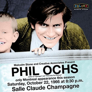 the album cover for Phil Ochs - Live In Montreal 10/22/66