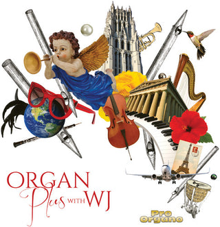 the album cover for Hanson / Morricone / Dupre / Jensen - Organ Plus with WJ
