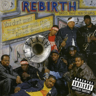 the album cover for Rebirth Brass Band - Hot Venom